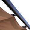Outsunny 10' x 13' Outdoor Retractable Pergola Canopy, Aluminum Patio Pergola, Backyard Shade Shelter for Porch Party, Garden, Grill Gazebo, Brown