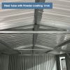 Outdoor Storage Shed 20x10 FT, Metal Garden Shed Backyard Utility Tool House Building with 2 Doors and 4 Vents for Car,Truck,Bike, Garbage Can,Tool,La