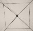 Outsunny 210D Oxford 10' x 10' Pop Up Canopy Tent with Netting, Instant Screen Room House, Tents for Parties, Height Adjustable, with Carry Bag, for O
