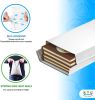 Pack of 50 Large Gusseted Poly Mailers 13 x 13 x 4 White Shipping Envelopes 13x13x4 Large Shipping Bags for Clothes Self-Seal Expansion Mailers Plasti