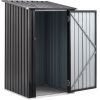 Outdoor Storage Shed, 3 x 3 FT Metal Steel Garden Shed with Single Lockable Door, Small Shed Outdoor Steel Utility Tool Shed for Backyard Patio Garden