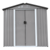 XWT008 Garden Metal Storage Shed Gray 6x4ft outdoor storing tools Rainproof