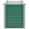 Garden Raised Bed Galvanized Steel 63"x15.7"x17.7" Green
