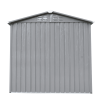 XWT008 Garden Metal Storage Shed Gray 6x4ft outdoor storing tools Rainproof