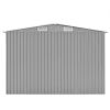 Garden Shed 101.2" x 228.3" x 71.3" Metal Gray
