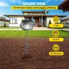 VEVOR Electric Post Hole Digger, 1200 W 1.6 HP Electric Auger Powerhead w/4" Bit, 39" Drilling Depth, Compatible with Earth Auger bit or Ice Bit, for