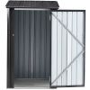 Outdoor Storage Shed, 3 x 3 FT Metal Steel Garden Shed with Single Lockable Door, Small Shed Outdoor Steel Utility Tool Shed for Backyard Patio Garden