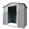 XWT008 Garden Metal Storage Shed Gray 6x4ft outdoor storing tools Rainproof