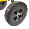 Tools cart Wagon Cart Garden cart trucks make it easier to transport firewood (Yellow colour)
