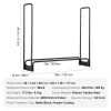 Indoor/Outdoor Small Firewood Rack with Handle