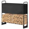 Indoor/Outdoor Small Firewood Rack with Handle