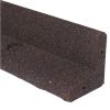 3" x 48" Black Rubber No Dig Landscape Garden Border Edging (Pack 6)
