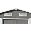 Patio 6ft x4ft Bike Shed Garden Shed, Metal Storage Shed with Adjustable Shelf and Lockable Door, Tool Cabinet with Vents and Foundation for Backyard,