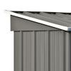 Patio 5ft Wx3ft. L Garden Shed, Metal Lean-to Storage Shed with Adjustable Shelf and Lockable Door, Tool Cabinet for Backyard, Lawn, Garden