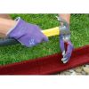 3" x 48" Black Rubber No Dig Landscape Garden Border Edging (Pack 6)